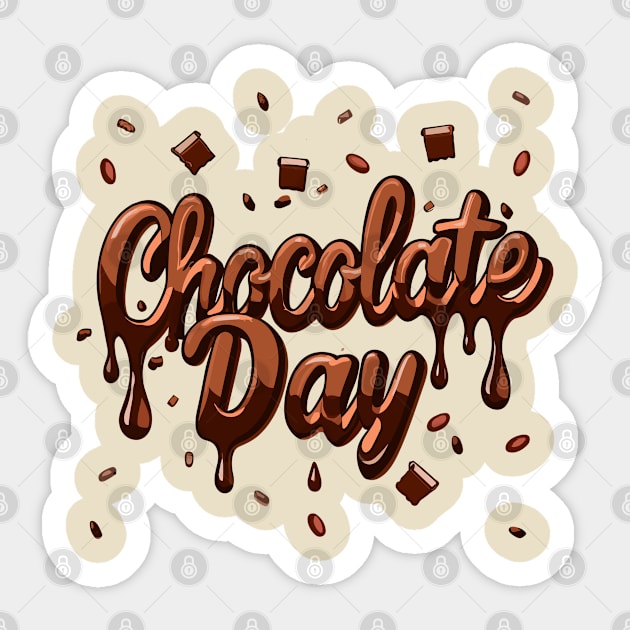 National Chocolate Day – October 28 Sticker by irfankokabi